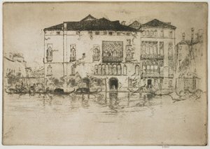 Die Paläste aus dem Ersten Venedig-Set von James Abbott McNeill Whistler