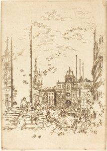 Die Piazzetta von James Abbott McNeill Whistler