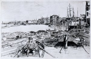 Der Teich von James Abbott McNeill Whistler
