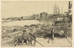 Der Teich, 1859 von James Abbott McNeill Whistler