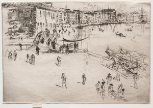 Die Riva, Nr. 2, 1886 von James Abbott McNeill Whistler