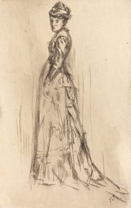 Das Seidenkleid, ca. 1873