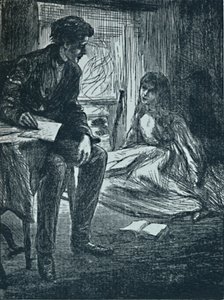 Die Probepredigt, um 1862, 1923 von James Abbott McNeill Whistler