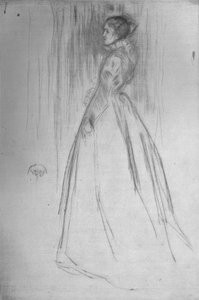 Das Samtkleid Mrs. Leyland, 1873, 1904