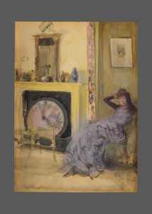 Das gelbe Zimmer, ca. 1883-84 von James Abbott McNeill Whistler