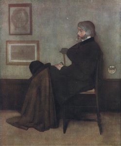 Porträt von Thomas Carlyle, Bibbys Annual, 1916-1917 von James Abbott McNeill Whistler
