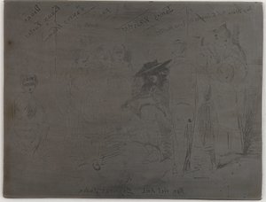 Titel zum französischen Satz, 1858 von James Abbott McNeill Whistler