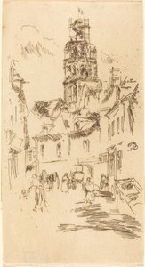 Tour St. Antoine, Loches von James Abbott McNeill Whistler
