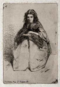 Zwölf Radierungen aus der Natur: Fumette, 1858 von James Abbott McNeill Whistler