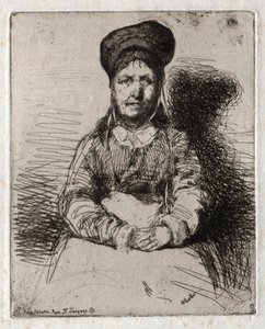 Zwölf Radierungen aus der Natur: La Rétameuse, 1858 von James Abbott McNeill Whistler