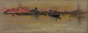 Venedig: Sonnenaufgang auf der Rialto, 1880