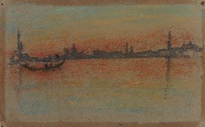 Venedig: Sonnenuntergang im Hafen, 1880