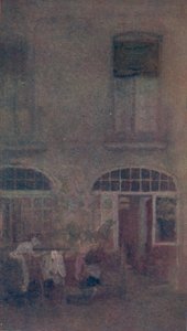 Weiß und Grau Der Hotelhof Dieppe, 1885, 1904