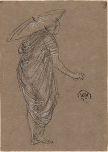 Frau mit Sonnenschirm, 1870-1873 von James Abbott McNeill Whistler