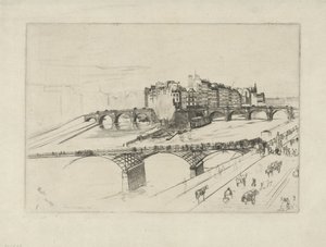 Île de la Cité von James Abbott McNeill Whistler