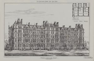 Cadogan Terrace, Cadogan und Hans Place Estate, Chelsea, 1879 von James Akerman