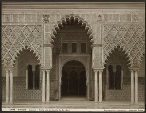 Alcázar, Tür zum Schlafzimmer der maurischen Könige von James Anderson