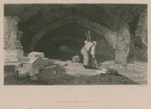 Innenansicht des Fleet Ditch hinter der Field Lane von James Archer