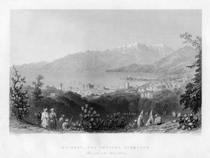 Beirut, das antike Berothah, Syrien, 1841