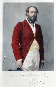 Der 6. Herzog von Rutland in Jagdkleidung von James B. Hunt