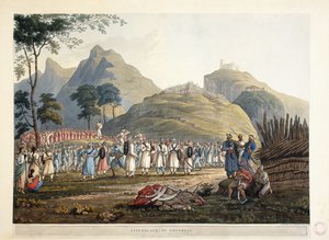 Versammlung der Ghoorkas, 1820 von James Baillie Fraser