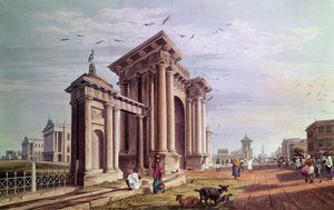 Court House Street, Kalkutta von James Baillie Fraser