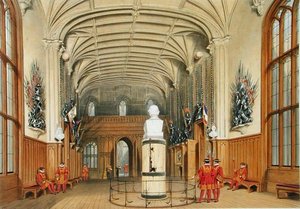 Die Wachkammer, Windsor Castle von James Baker (after) Pyne