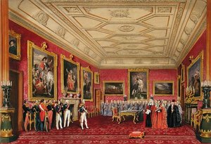 Der Rubensraum, Windsor Castle - der König von Frankreich empfängt eine Ansprache von den Aldermännern