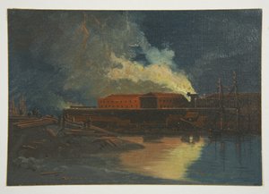 Bristol-Unruhen: Brand des neuen Gefängnisses von James Baker Pyne