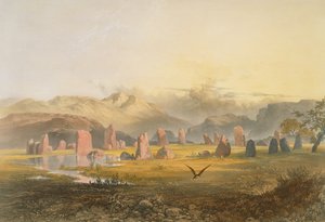 Castlerigg Steinkreis bei Keswick, aus 