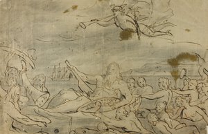 Studie für Handel oder der Triumph der Themse, 1767-80