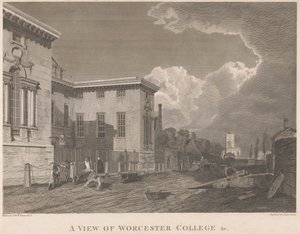 Ansicht des Worcester College &c.
