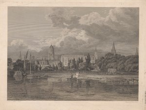 Südansicht der Christ Church, etc. von den Wiesen