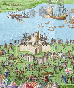 Das Sinken der Mary Rose während der Schlacht von Solent, 1545, 1778