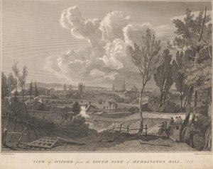 Blick auf Oxford von der Südseite des Heddington Hill