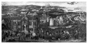 Das Feld des Goldenen Tuchs, 1520, 1896 von James Basire I