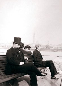 Passagiere auf einer Fähre, Rotterdam, 1898 von James Batkin