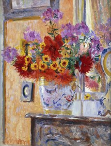 Blumen im Salon, Schloss Nanteuil von James Bolivar Manson