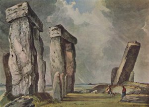 Stonehenge, Wiltshire, um 1830, 1946