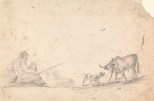 Hirte, Hund und Kuh