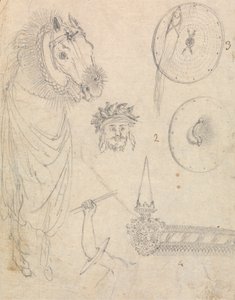 Kefla Yasous mit Pferd und Zeremonialausrüstung von James Bruce