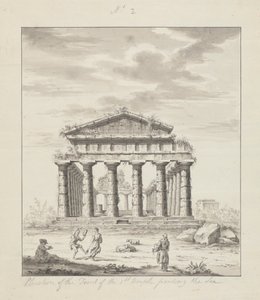 Nr. 2 Erhebung der Vorderseite des ersten Tempels zum Meer von James Bruce