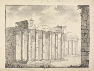 Unidentifizierter Tempel Faustana (?) von James Bruce