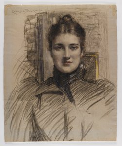 Porträt von Minnie Clark, 1890er