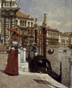 Am Canal Grande, Venedig von James Charles