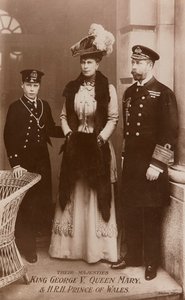 König George V, Königin Mary und der Prinz von Wales von James Charles Dinham