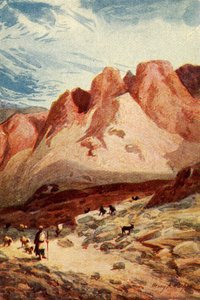 Berg Sinai - Apostelgeschichte vii 38, ca. 1924. Schöpfer: James Clark, Henry A Harper von James Clark and Henry A Harper