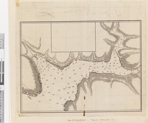 Ein Plan des Hafens von Croque in Neufundland