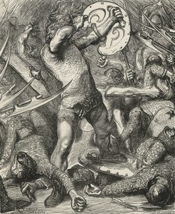 Hereward kämpft sich durch das normannische Heer von James Cooper
