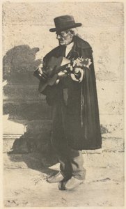 Camera Work: Ein blinder Musiker - Granada, 1914 von James Craig Annan